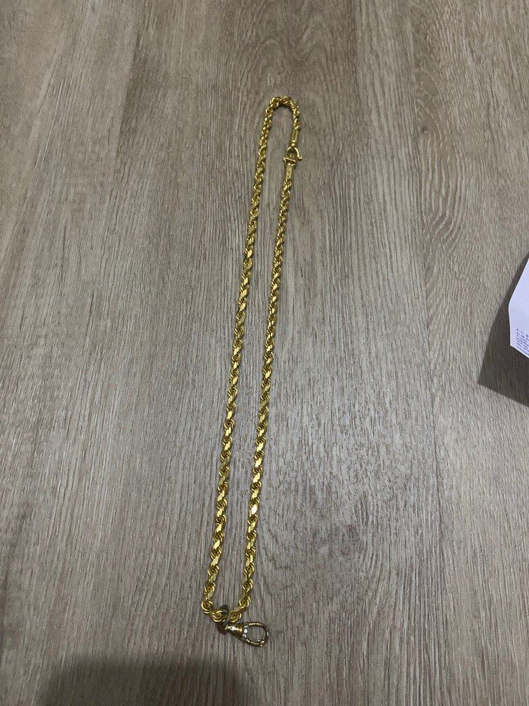916 gold chain rope Luxury Accessories on Carousell