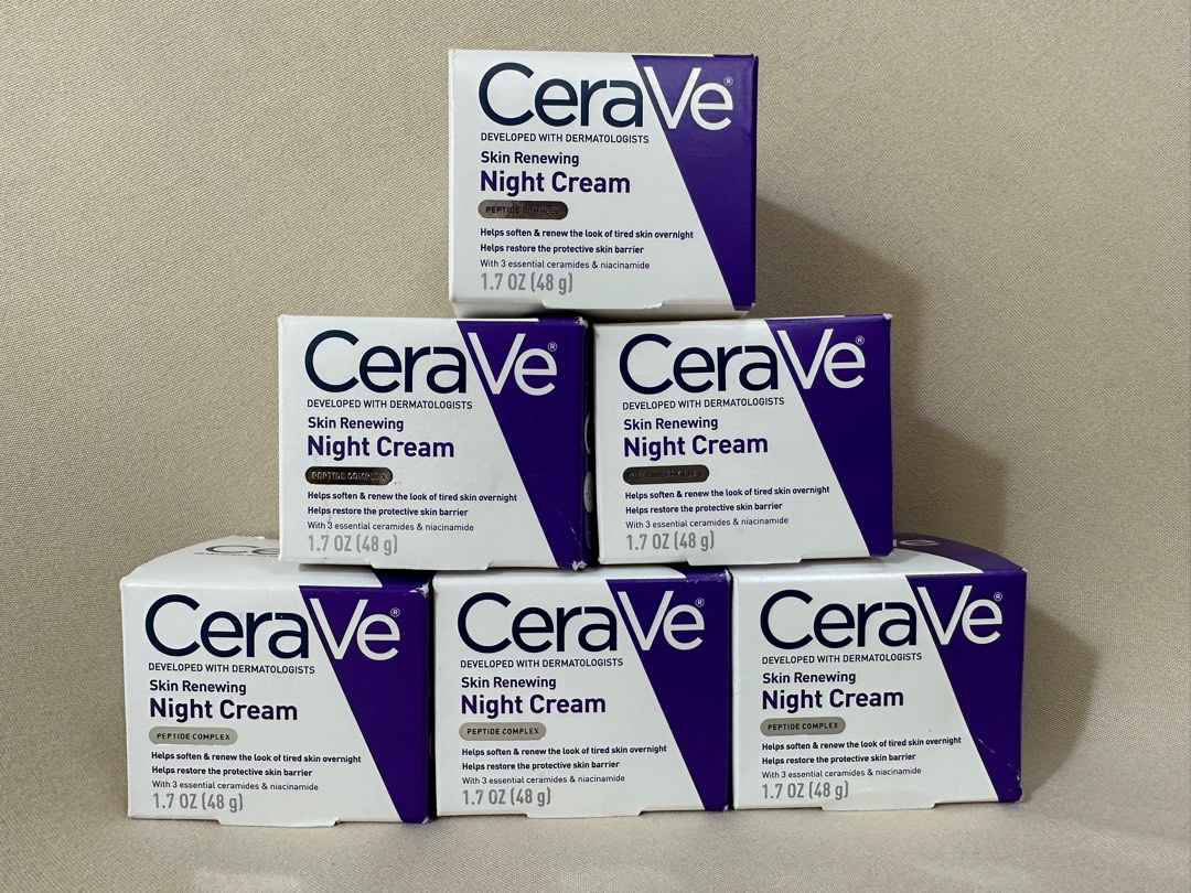 CeraVe skin renewing night cream 1.7oz 48g, 美容＆化妝品, 健康及 