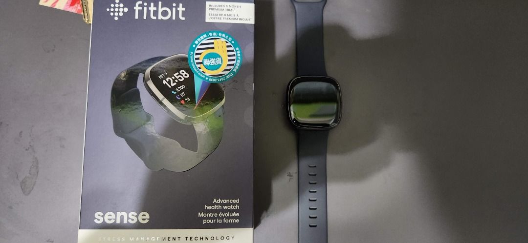 放Fitbit Sense 1 智能手錶(第一代), 手提電話, 智能穿戴裝置及智能