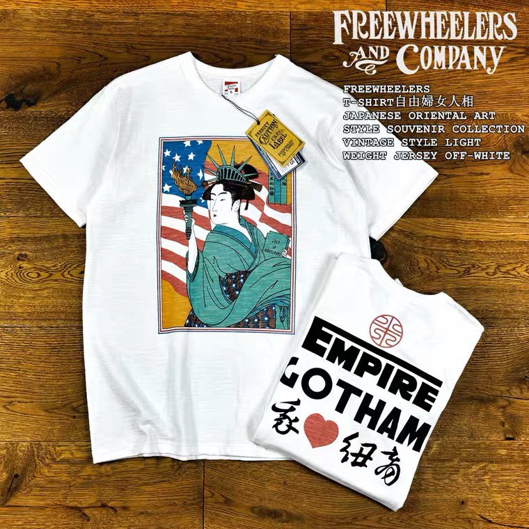 日本預訂freewheelers company FREEWHEELERS T-SHIRT自由 