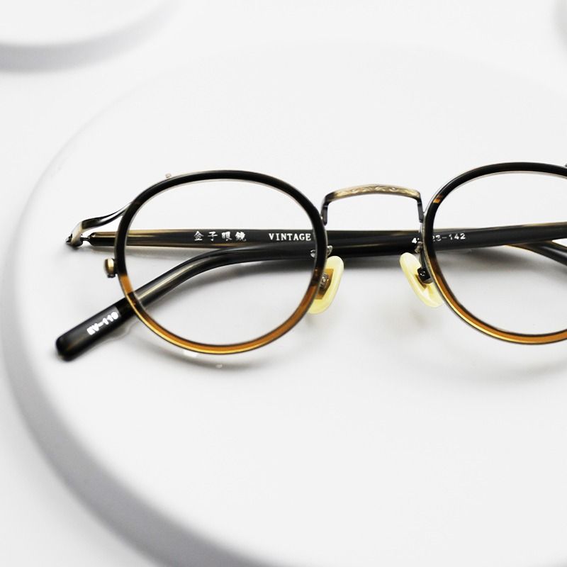 金子眼鏡KV119 BRH SIZE: 42-23-142, 男裝, 手錶及配件, 眼鏡- Carousell