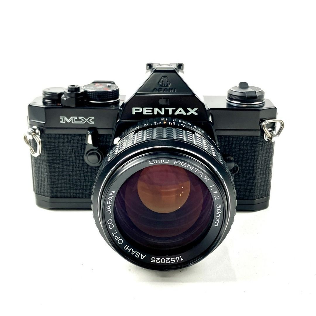 賓得PENTAX MX 黑色+ SMC PENTAX 50mm F1.2 [垃圾] 膠卷手動對焦單反