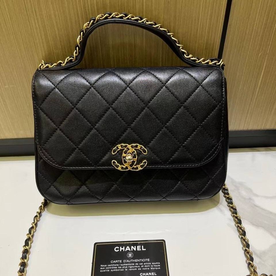 Chanel riviera, Chanel flap bag black, Luxury, Bags & Wallets on