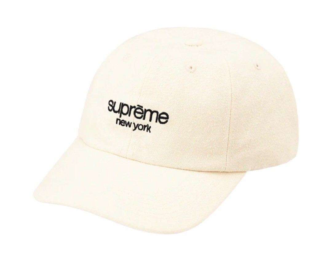 美國代購Supreme denim 6 panel cap denim camp 帽, 女裝, 手錶及配件