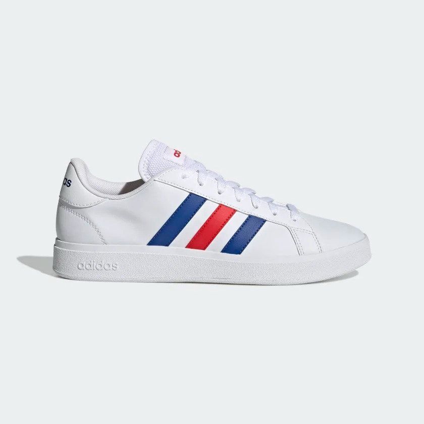 Red white blue outlet adidas shoes