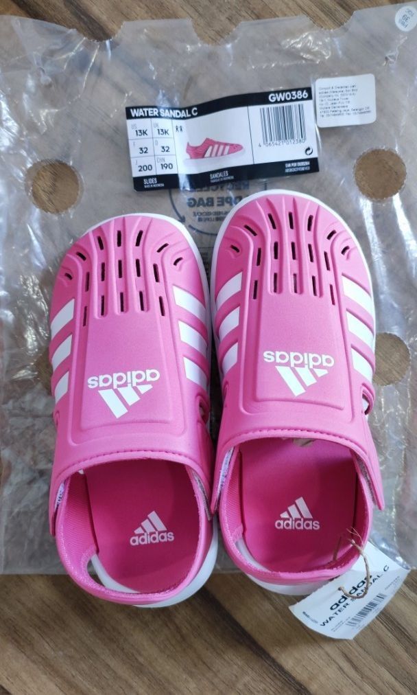 Adidas pink clearance beach shoes