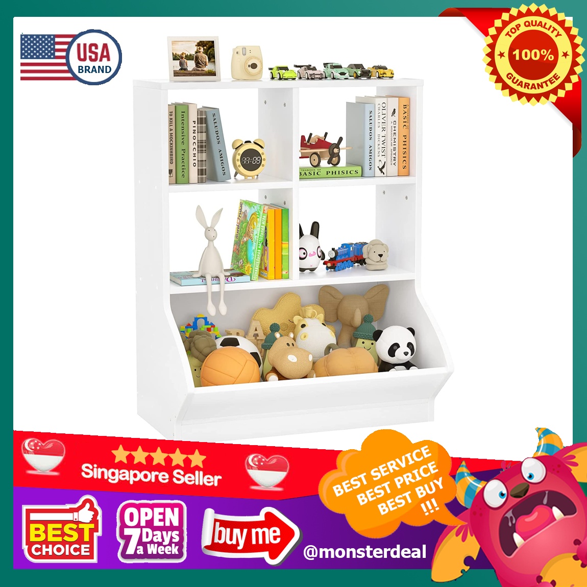 Your zone store storage bookcase