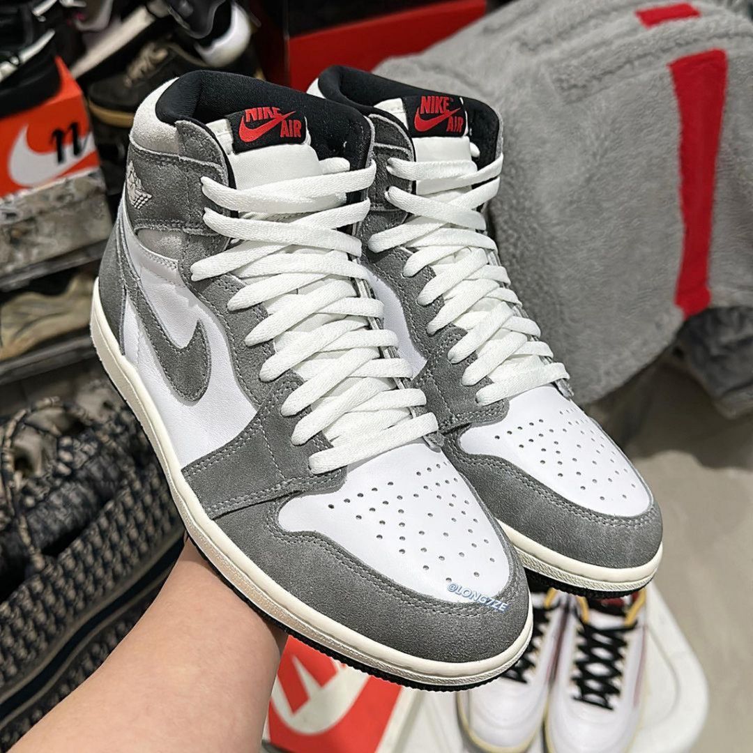 Air Jordan 1 Retro High OG Washed Black Men s Fashion Footwear