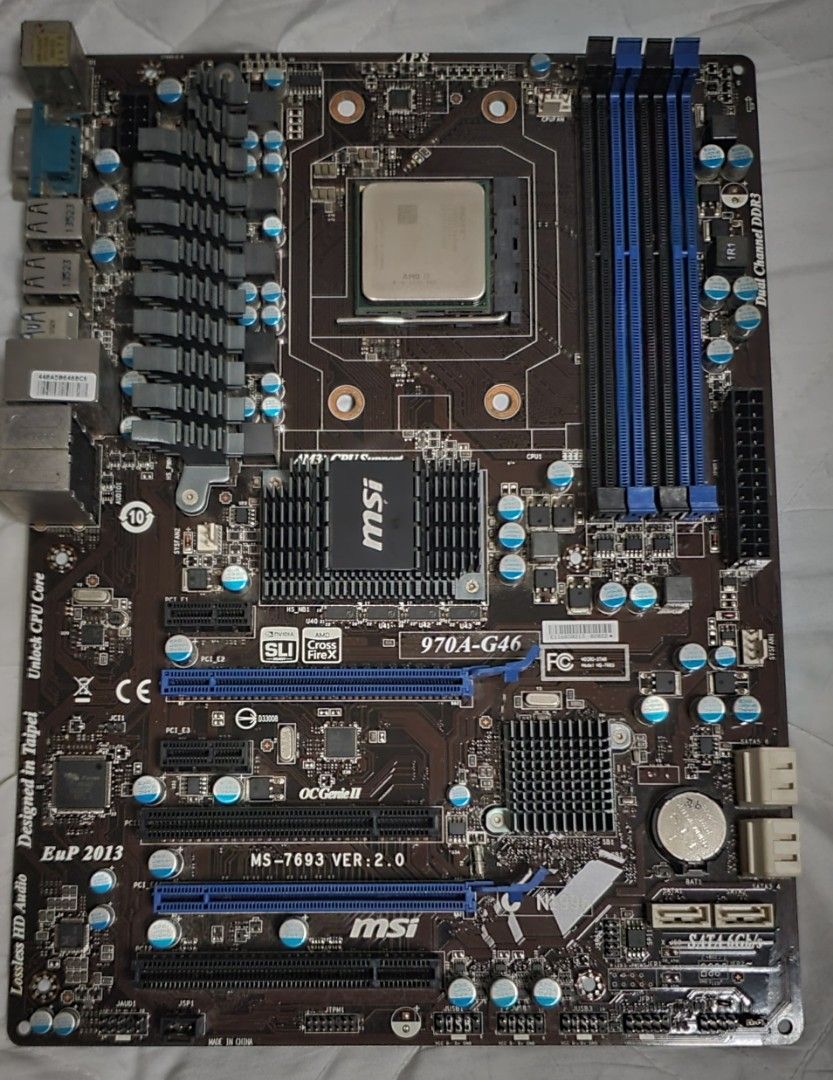 AMD 8320 8 Core Processor MSI 970A G46 Computers Tech Parts