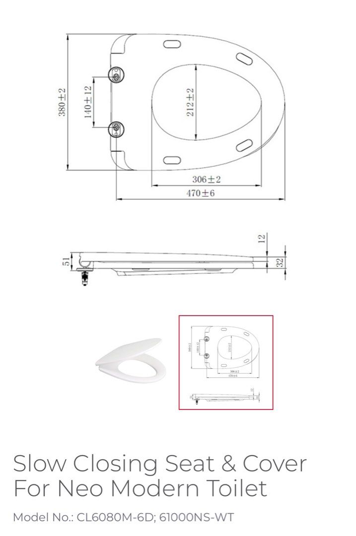 American Standard Toilet Seat and Cover1, Furniture & Home Living