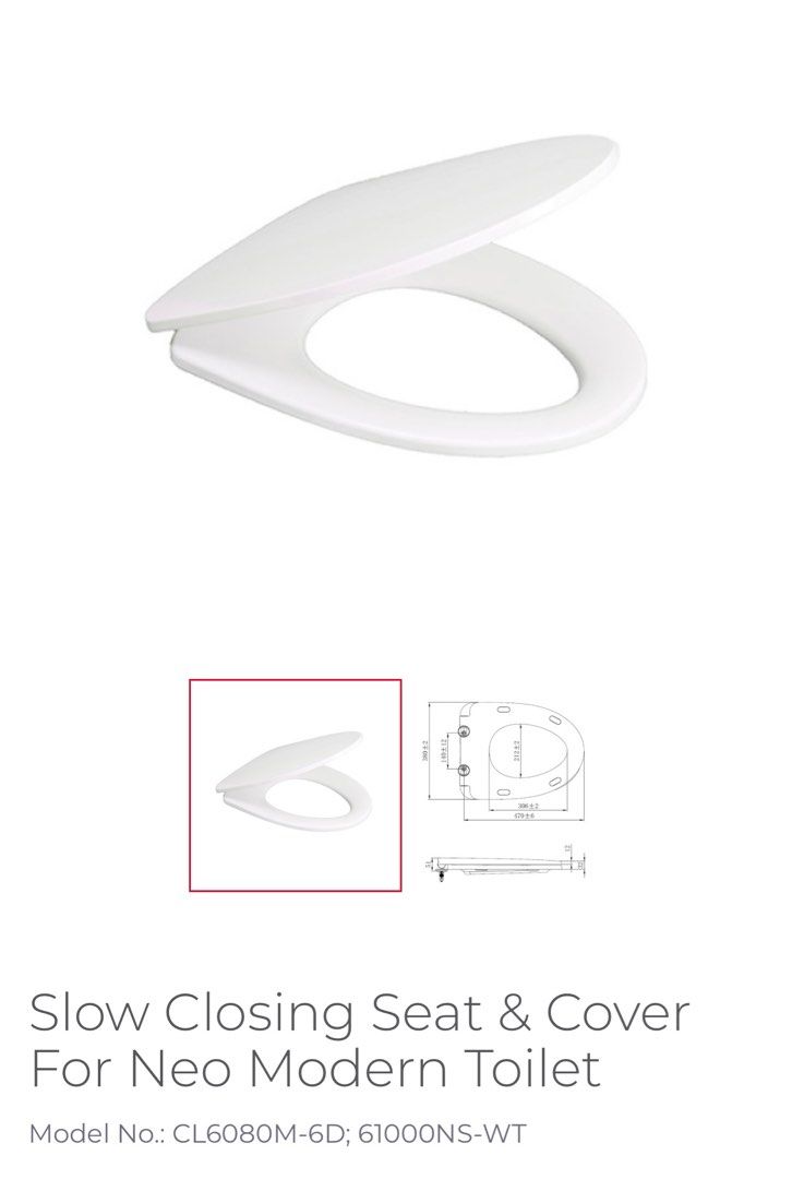 American Standard Toilet Seat and Cover1, Furniture & Home Living