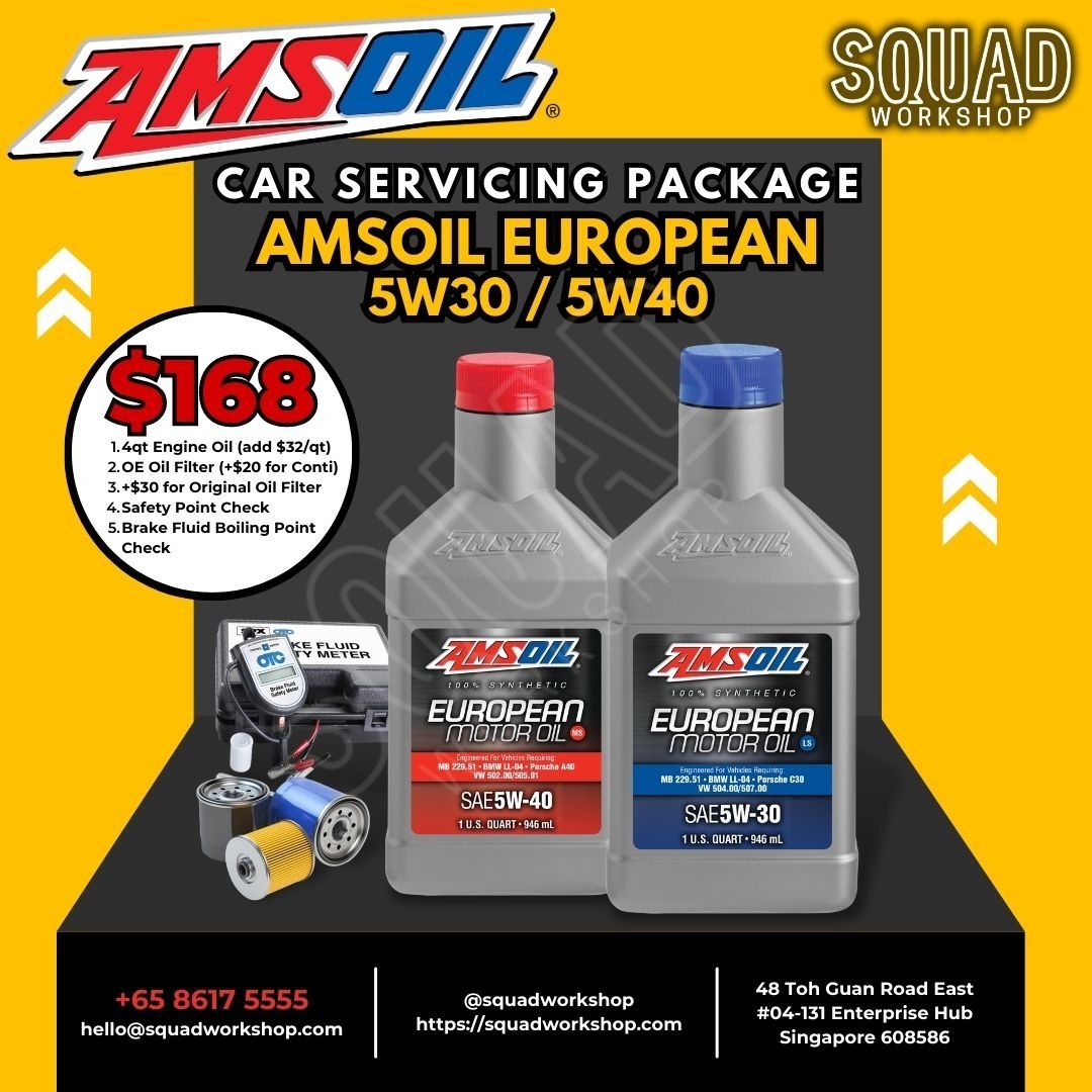 Amsoil Engine Oil Servicing Package, Car Accessories, Car