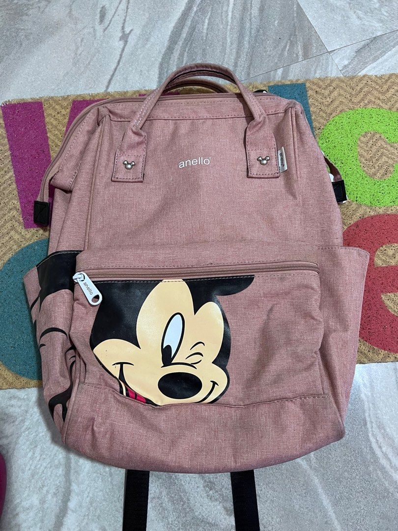 ANELLO MICKEY MOUSE BACKPACK PINK on Carousell