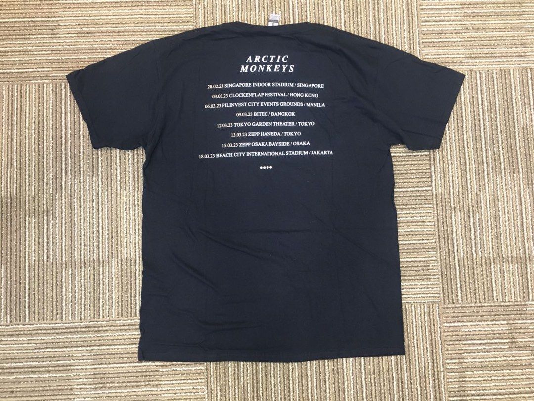 ARCTIC MONKEYS official merchandise for asia tour, Men's Fashion, Tops