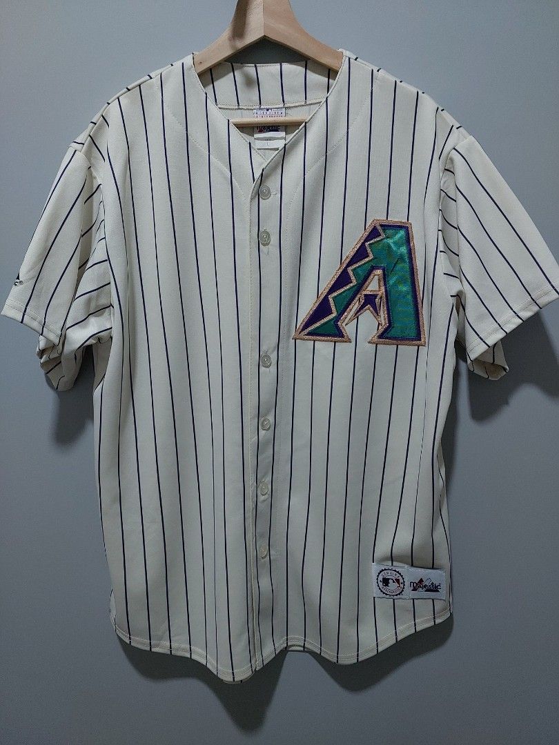 Majestic Arizona Diamondbacks MLB Baseball Team Jersey Pinstripe - Size: XL