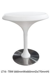 AS-IS: ILLUMINATED TULIP TABLE
