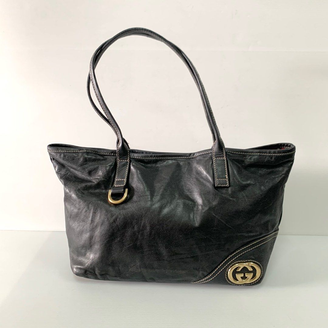 authentic gucci small tote bag, Luxury, Bags & Wallets on Carousell
