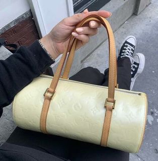Authentic Louis Vuitton Beige Monogram Vernis Bedford Bag, Luxury, Bags &  Wallets on Carousell