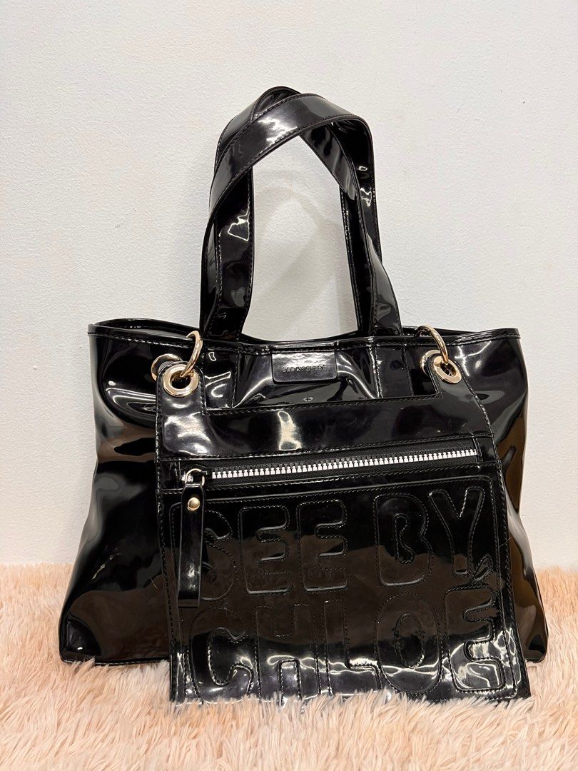Authentic See by Chloe tote bag (Category: Luxury Bags & Wallets) located in Cagayan de Oro. Submitted by riggstuffs (Listing ID 1236548021, Image 1). Description: Guaranteed Authentic See by Chloe Tote Bag With code Patent leather material Spacious interior Silver tone hardwares Disclaimer: Riggstuffs is not affiliated or associated with the brand posted. All copyright and trademark belong solely to the original brand owner..