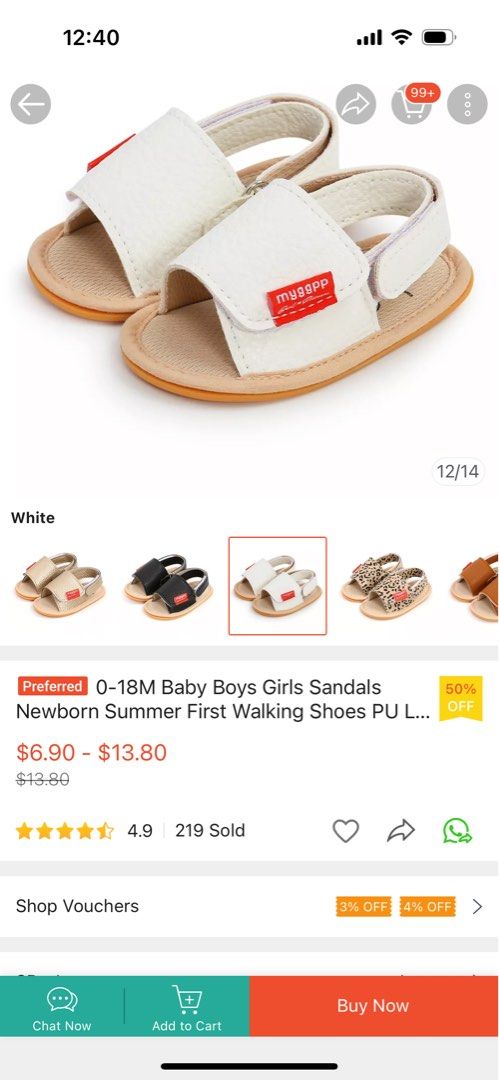 Girls deals sandals 219