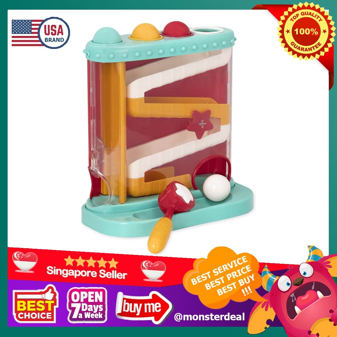 Battat pound cheap and roll toy
