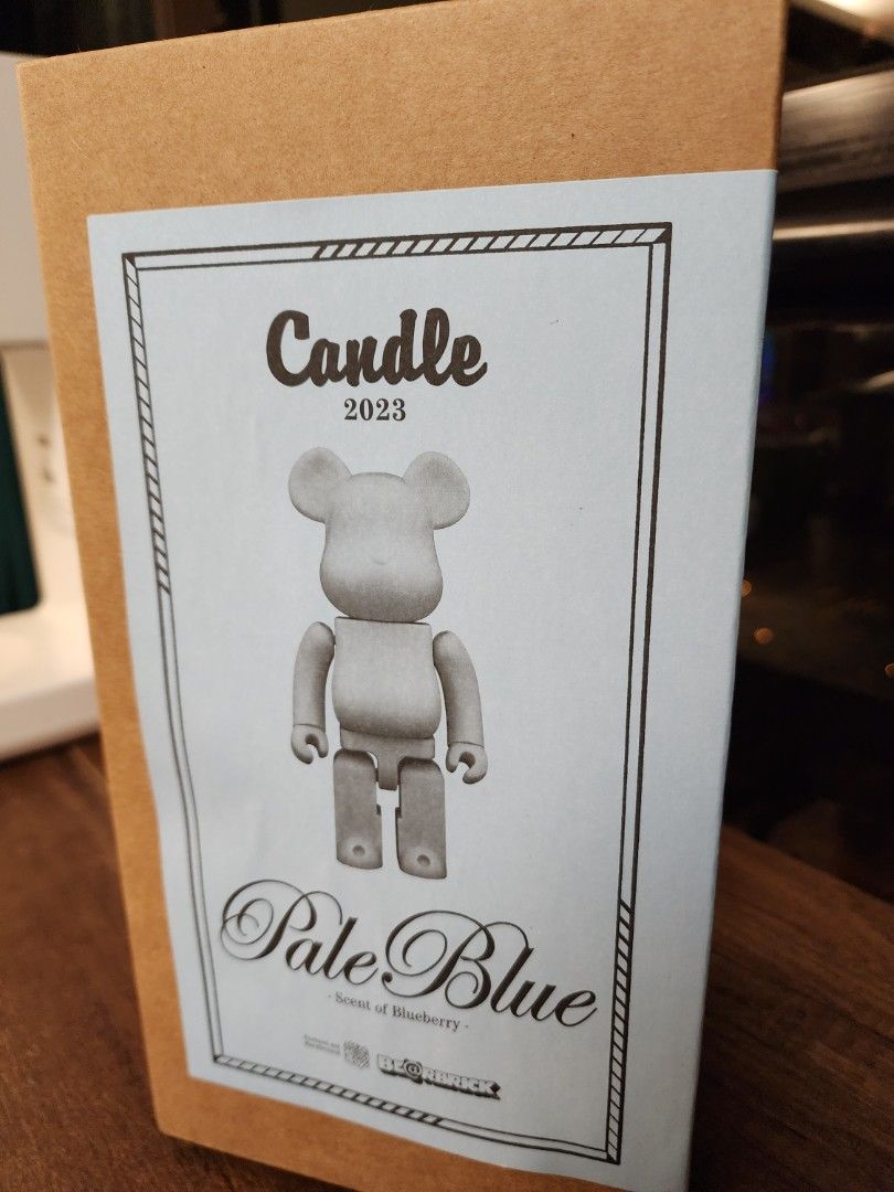 Bearbrick Candle 2023 400% - Blue, 興趣及遊戲, 玩具& 遊戲類- Carousell