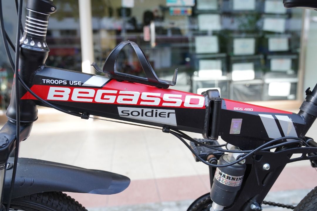 BEGASSO Mini Soldier BGS480 Foldable Bicycle 21 Speed 20 inch Anti
