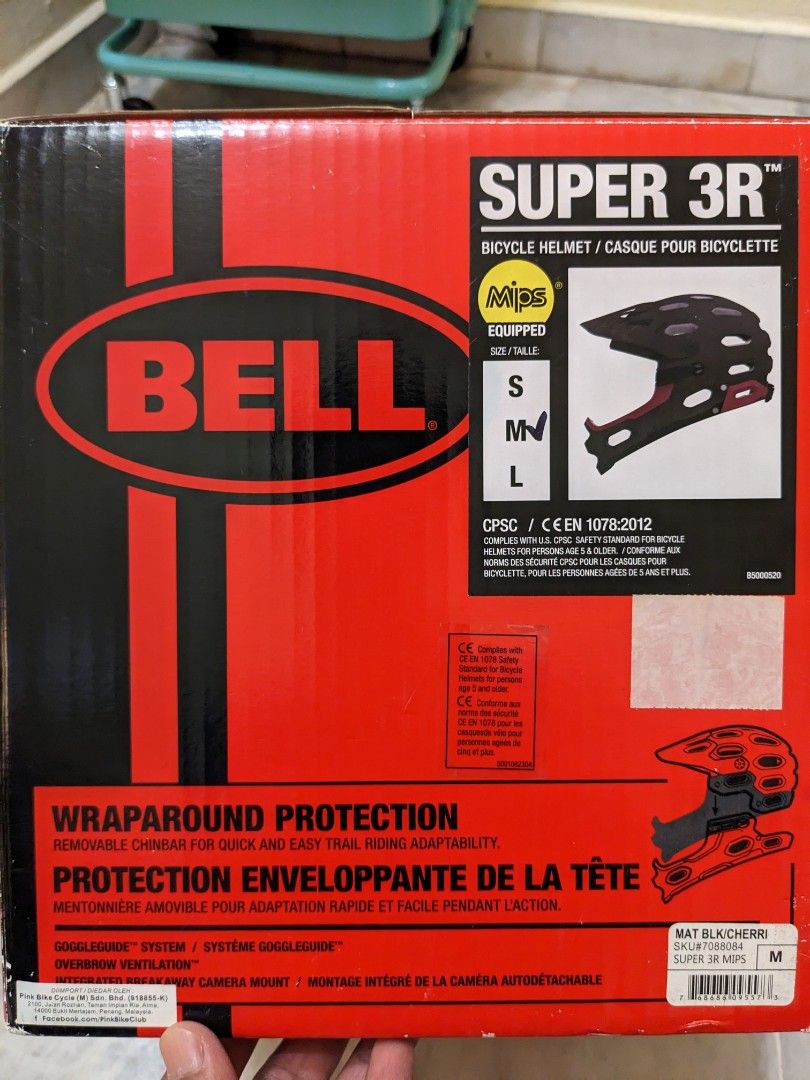 BELL SUPER 3R MIPS Sports Equipment Bicycles Parts Bicycles