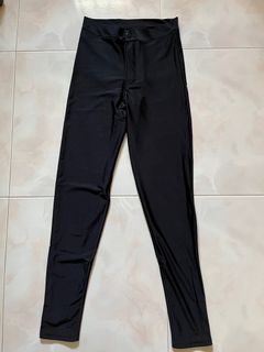 Black disco pants