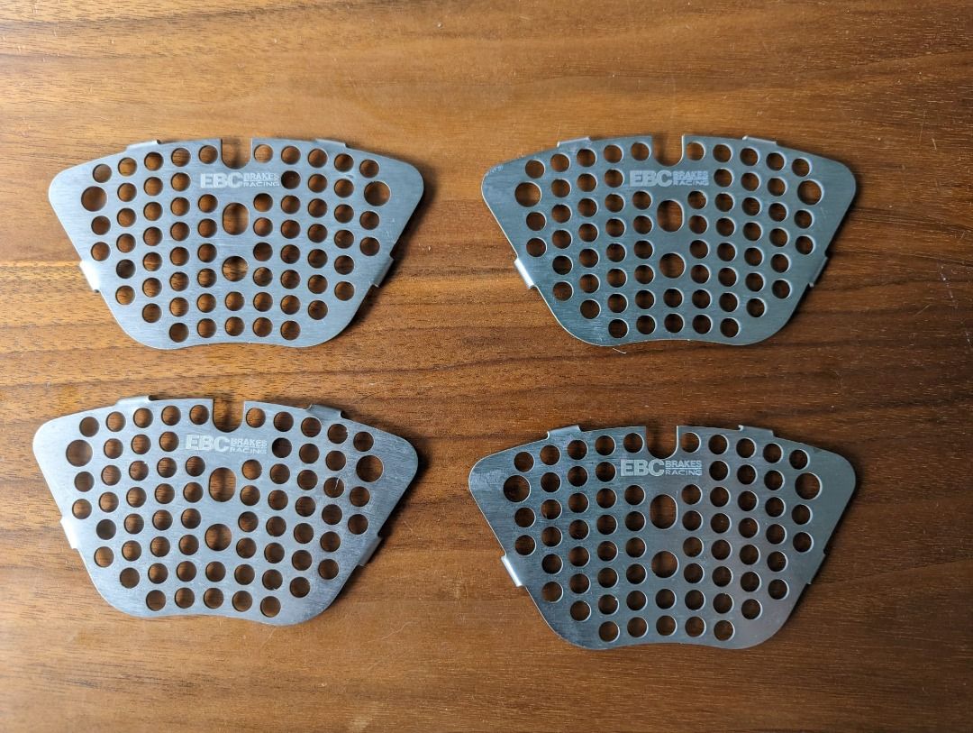 BMW M3 (E90/E92/E93) Front Titanium Brake Shims, Car Accessories