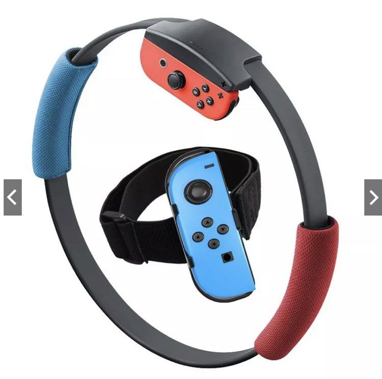 Leg Strap for Nintendo Switch Sports/Ring Fit Adventure, OLED Model Joy Con  Controller Game Accessories, Adjustable Elastic Sport Movement Leg Band- 2