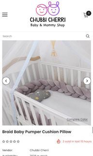 Braid Baby Bumper Cushion for Crib