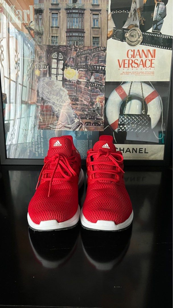 BRAND NEW - Adidas Ultimashow Shoes (RED) (Category: Sneakers) located in Agoncillo. Submitted by jamesrdez (Listing ID 1236428607, Image 2). Description: BRAND NEW - Adidas Ultimashow Shoes - Brand new, never worn - no box - rfs: wrong size, decluttering - orig price: ₱ 2,600 -bought in Saudi Arabia -EU 43.5 / UK 9.5 / US 10.5.