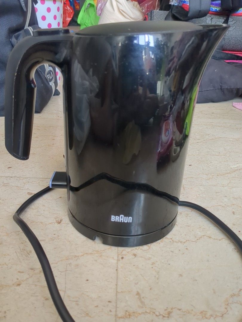Braun WK302AI PurEase Electric Kettle Black 1litre, TV & Home