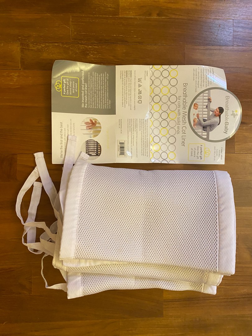 Breathable Mesh Cot Liner, Babies & Kids, Baby Nursery & Kids Furniture