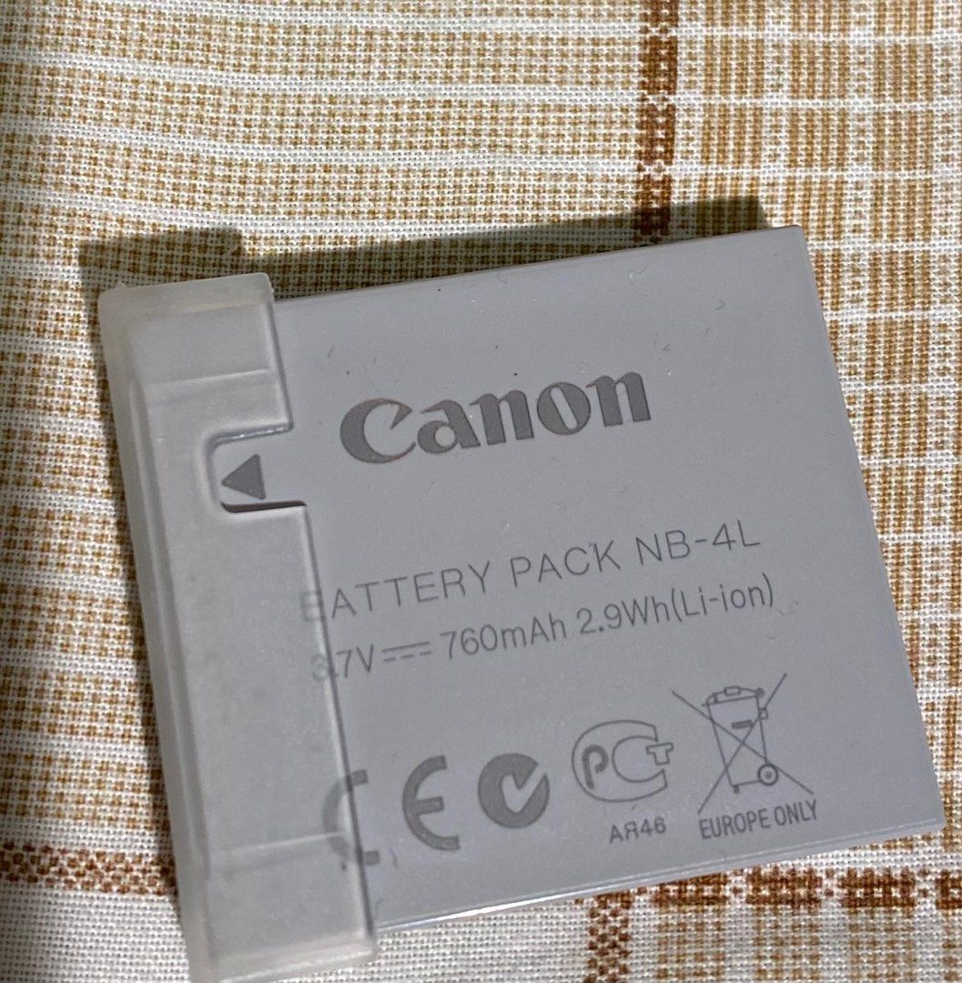 Canon Battery Pack NB4L, 攝影器材, 攝影配件, 電池及充電器 Carousell