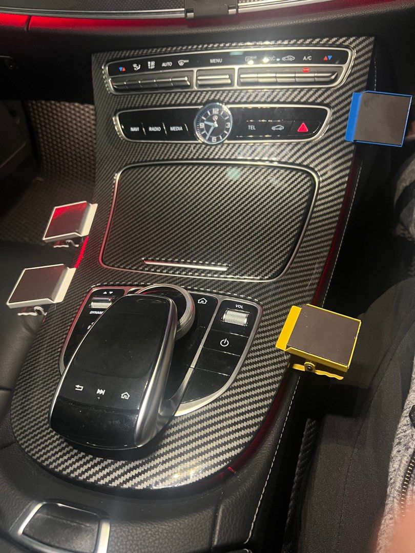 Car Accessories Carbon Fiber Texture Interior Console Gear Panel Cover Trim Mercedes Benz E-Class W213 2016 2017 2019 2020, Car Accessories, on Carousell