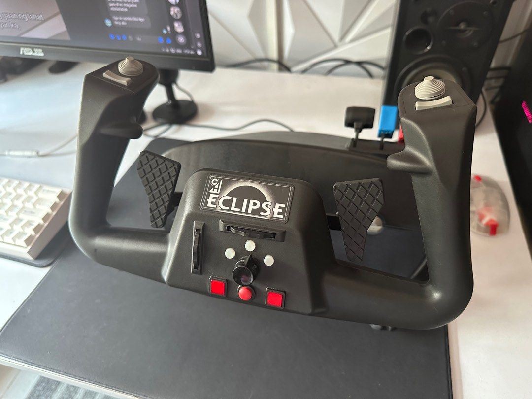 CH Eclipse Flight Yoke Simulator, Video Gaming, Gaming Accessories