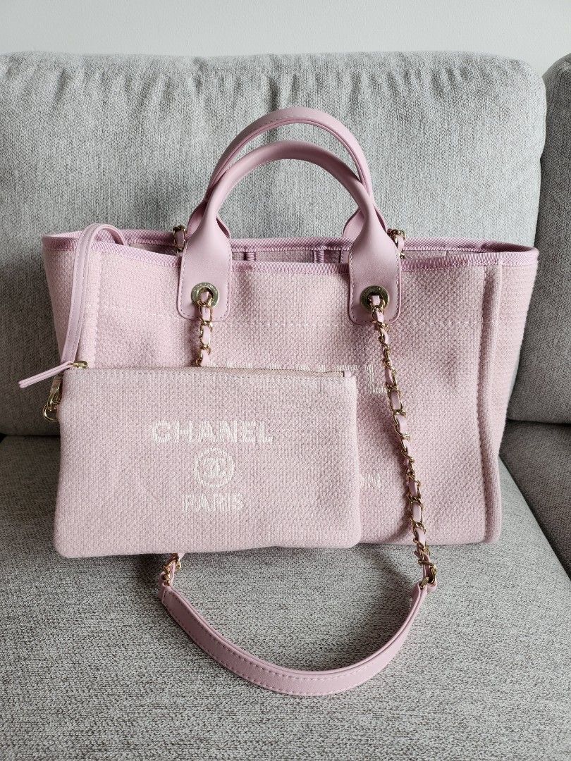 Chanel deauville 2025 tote for sale