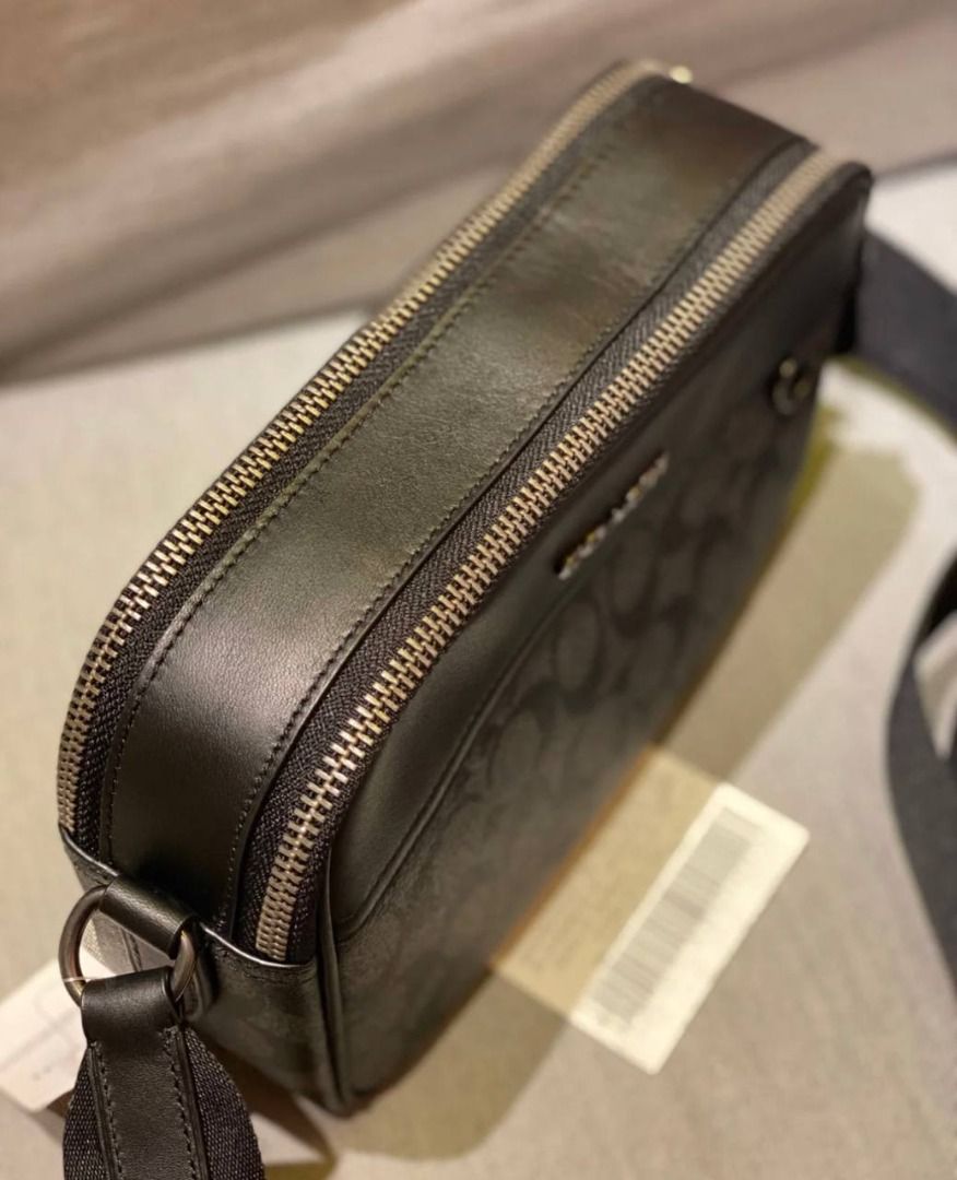 Coach double zip sales sling bag