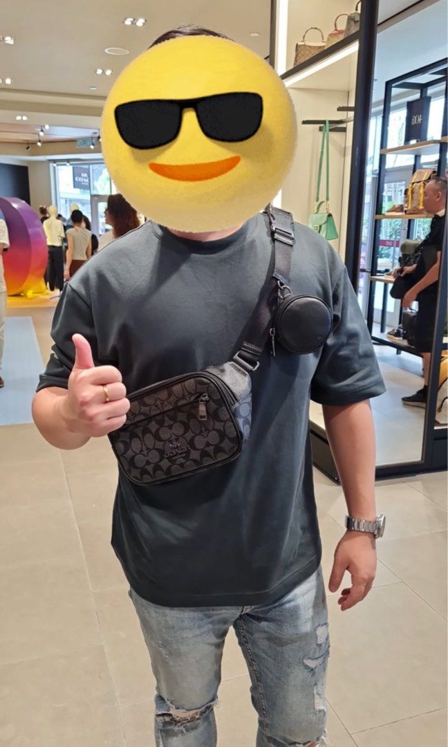 Coach Belt Bag Outfit Coach Elias Belt Bag Crossbody Sling, Men's