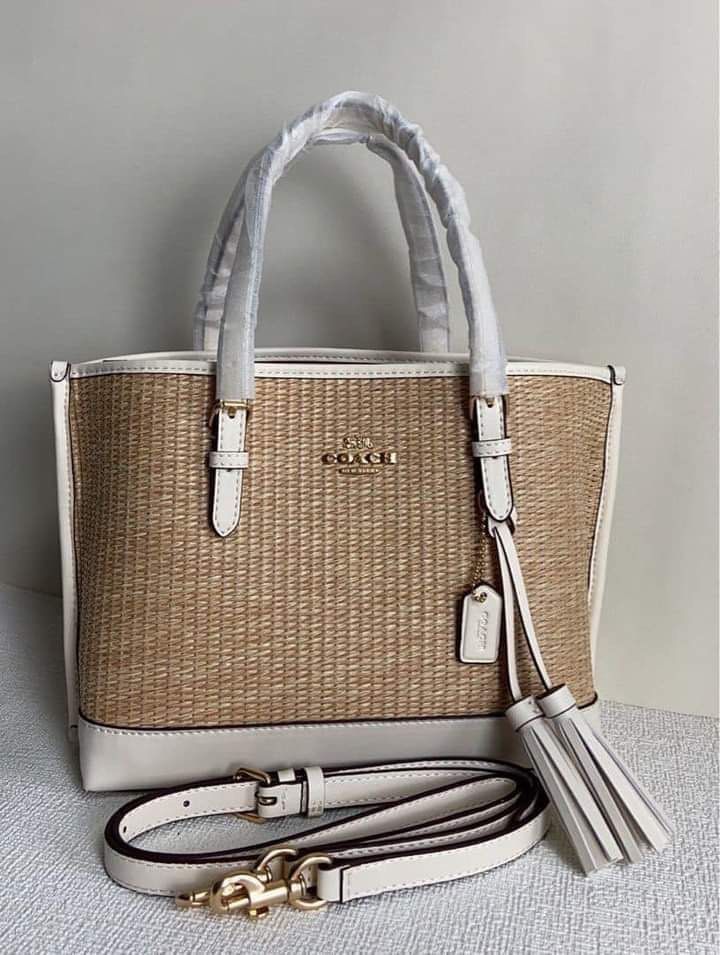 Coach Mollie Tote Bag (Category: Luxury Bags & Wallets) located in Rizal. Submitted by LuxbyMarifrance (Listing ID 1236519421, Image 3). Description: 🏷️ 2,600 only + SF 💼 COACH MOLLIE TOTE 25 IN STRAW 📏 9 3/4” (L) x 7 1/2” (H) x 4 3/4” (W) 📌 with dust bag and paper bag ✨All trademarks, logos and brand names are reserved and property of the original brand owners. #coachph #authenticqualitybagsph #authenticqualitybags #lowestpriceguaranteed #co