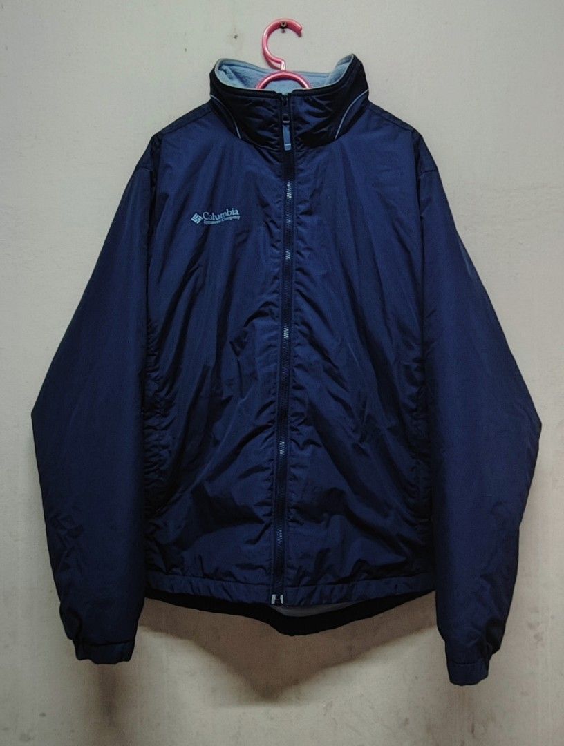 COLUMBIA JAKET NAVY BLUE Men s Fashion Coats Jackets and