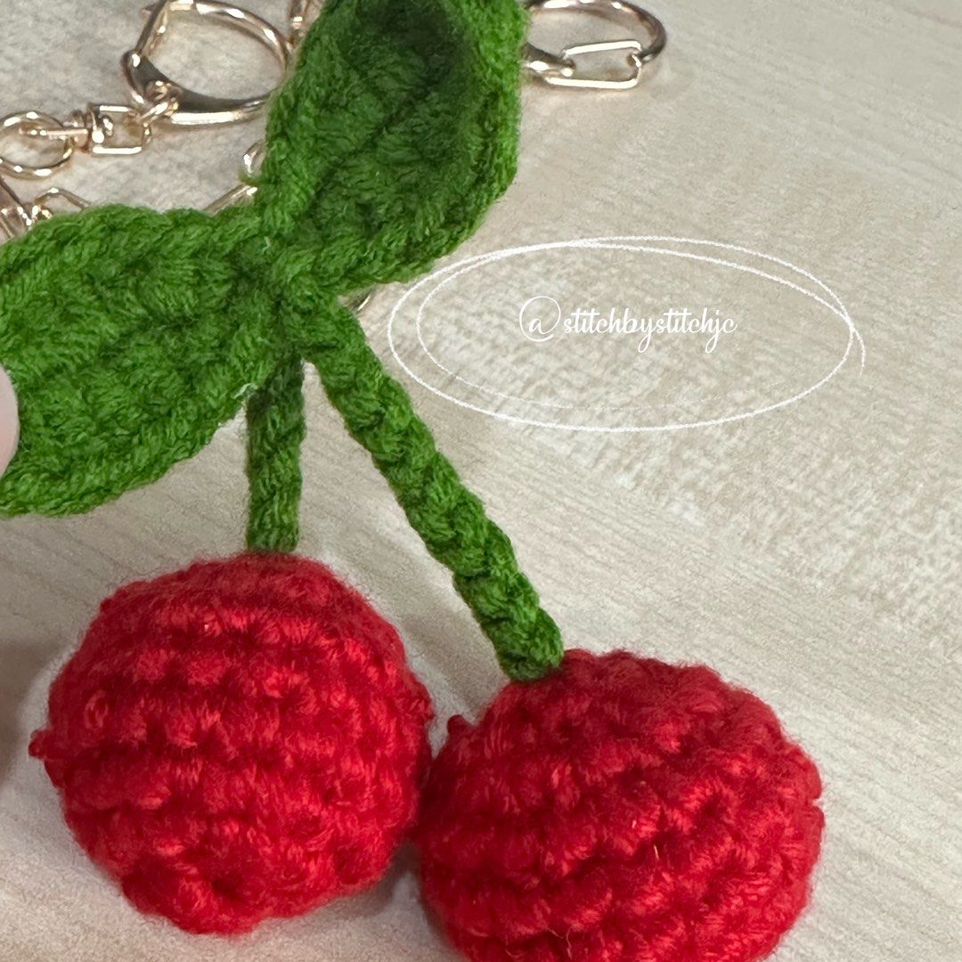 Crochet Fruits keychain, Hobbies & Toys, Stationery & Craft, Handmade Craft on Carousell