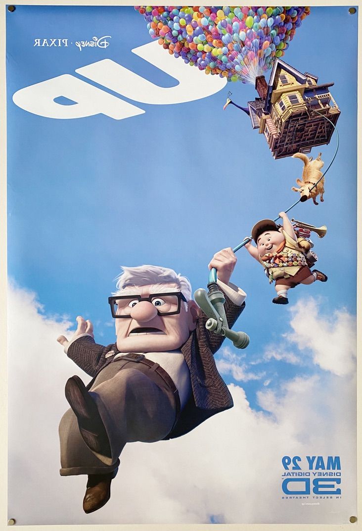 Disney Pixar Up Original DS Movie Poster 27x40 Final, Hobbies & Toys