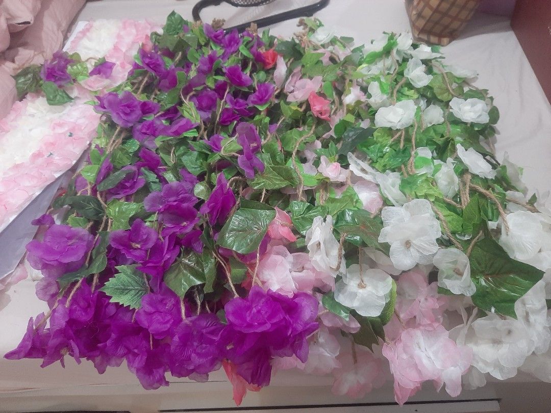DIY HANGING/CEILING FLOWERS on Carousell