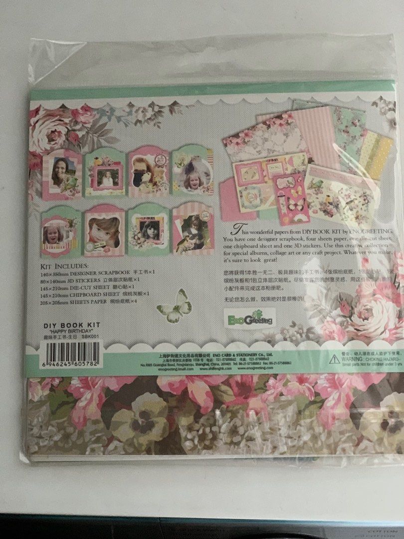 DIY Mini Scrapbook Kit, Hobbies & Toys, Stationery & Craft, Other