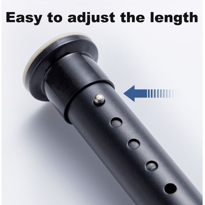 Drill free Multi-purpose Heavy duty Curtain Rod Hanger to 410 cm ...