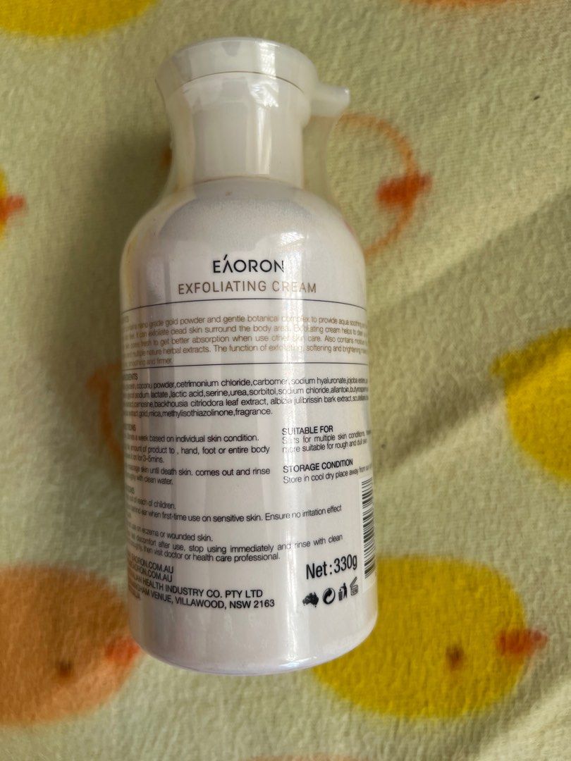 Eaoron Body Exfoliating Body Cream 330g, Beauty & Personal Care, Bath