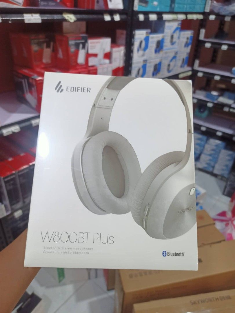 Edifier W800BT Plus Wireless Bluetooth Stereo Headphones White on Carousell